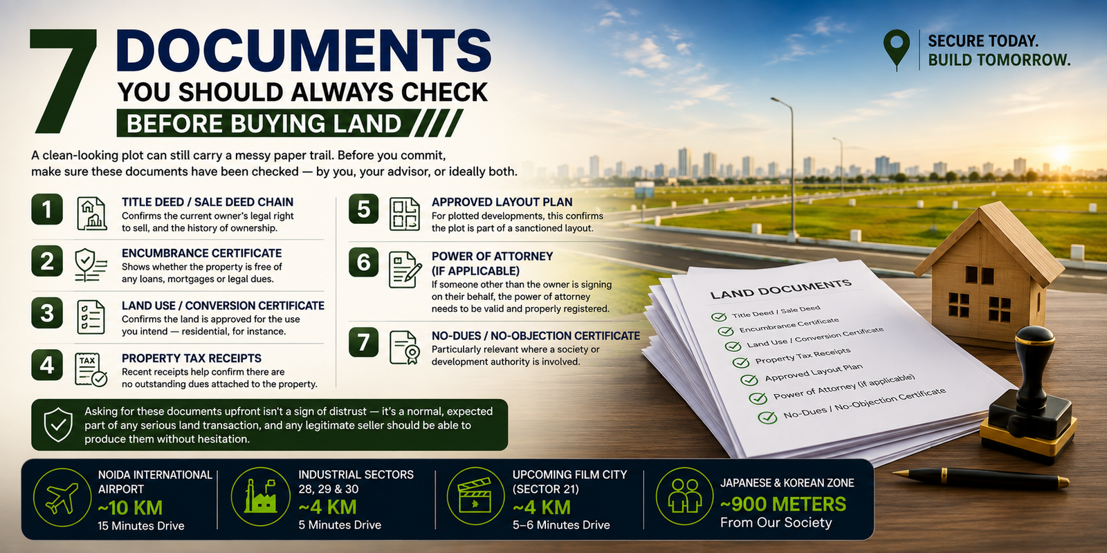 7 Documents You Should Always Check Before Buying Land
